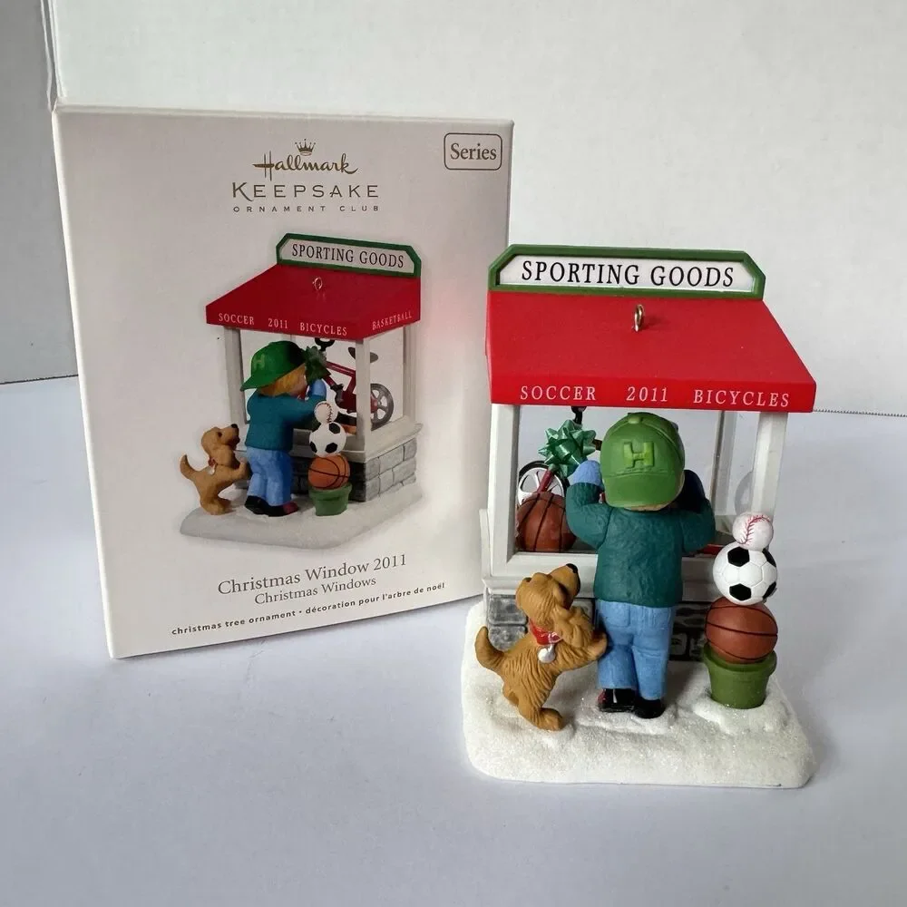 Hallmark Christmas Windows Ornament Set 2010 2011 Patisserie Collection